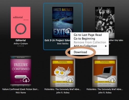 downloading kindle books for mac
